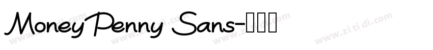 MoneyPenny Sans字体转换